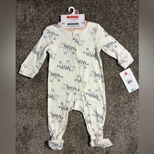 Huggies Zebra Print Organic Cotton Baby Sleep & Play